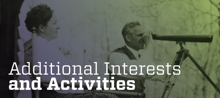 Additional Interests and Activities